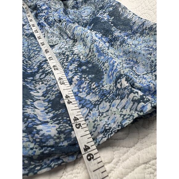 NEW Joie Maxi Dress Size XXL Blue Green Parisian Paisley Tiered - Picture 6 of 8